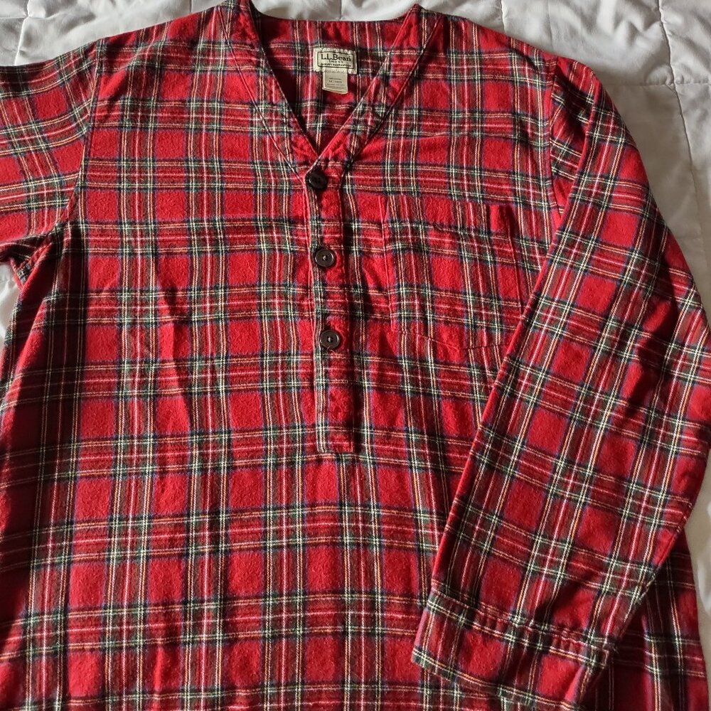 L. L. Bean Cotton Flannel Nightgown, plaid